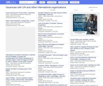 Unjobs.org(Job Vacancies in United Nations and International Organizations) Screenshot