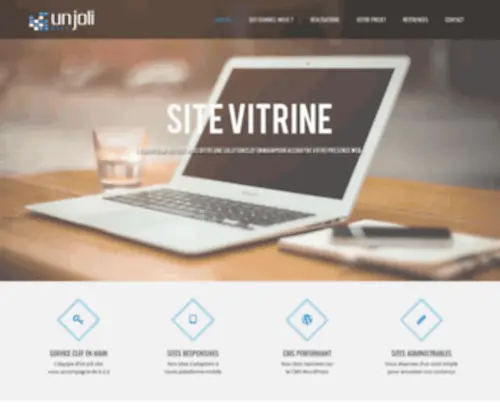 Unjolisite.com(Création de sites Internet et de E) Screenshot