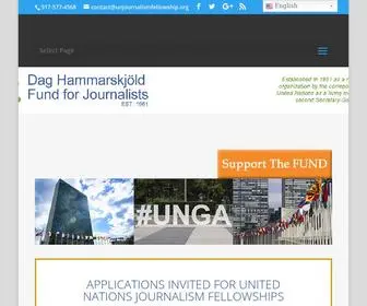 Unjournalismfellowship.org(Dag Hammerskjöld) Screenshot