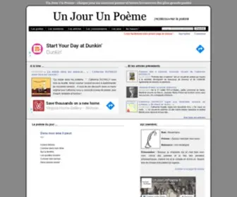 Unjourunpoeme.fr(Poeme) Screenshot