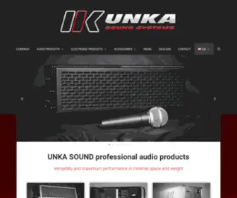 Unkasound.com(Equipos de sonido profesional) Screenshot