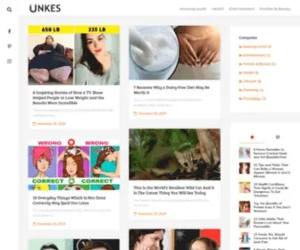 Unkes.com(Discover the world in a flash) Screenshot