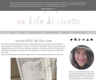 Unkilodiricette.com(UN KILO DI RICETTE) Screenshot