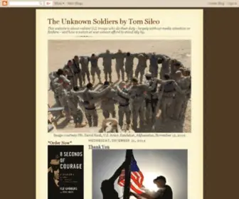 Unknownsoldiersblog.com(The Unknown Soldiers) Screenshot