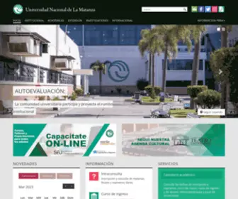Unlam.edu.ar(Universidad Nacional de La Matanza) Screenshot
