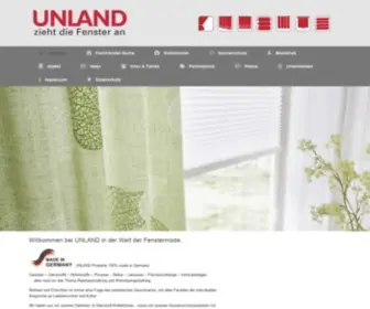 Unland.de(Unland Gardinen) Screenshot