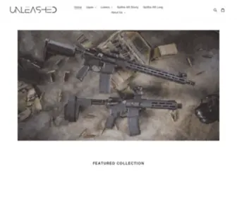 Unleashedarms.com(Advanced elite lever precision rifles created with the shooter and home defense in mind. Our AR15) Screenshot