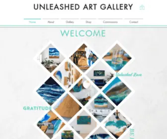 Unleashedartgallery.com(Christie Smith) Screenshot