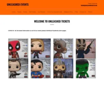 Unleashedtickets.co.uk(Unleashed Tickets) Screenshot