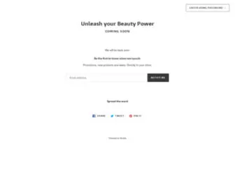 Unleashyourbeautypower.com(Unleash your Beauty Power) Screenshot
