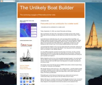 Unlikelyboatbuilder.com(The Unlikely Boat Builder) Screenshot