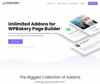 Unlimited-Addons.com(Unlimited Addon for WPBaker Page Builder) Screenshot