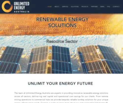 Unlimited-Energy.com.au(Renewable Energy Solutions) Screenshot