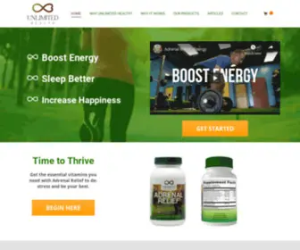 Unlimited-Health.com(Health Home) Screenshot