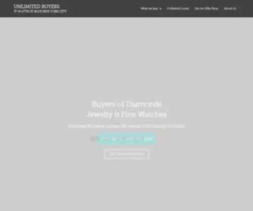 Unlimitedbuyers.com(Sell Jewelry NYC) Screenshot