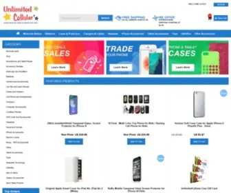 Unlimitedcellular.com(Cell Phone Accessories) Screenshot