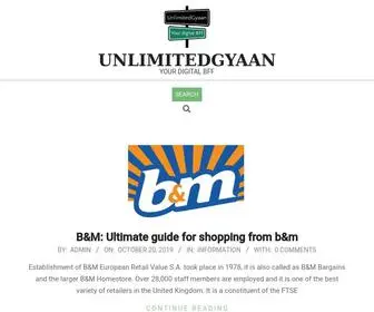 Unlimitedgyaan.com(Unlimited Gyaan) Screenshot