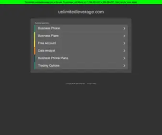 Unlimitedleverage.com(Unlimited Leverage) Screenshot