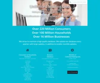 Unlimitedmailinglists.net(Unlimitedmailinglists) Screenshot