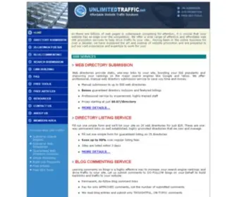 Unlimitedtraffic.net(Increase Website Traffic) Screenshot