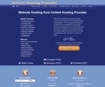 Unlimithost.org(Website Hosting from Unlimit Hosting Provider) Screenshot