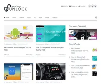 Unlockbasecodes.com(Unlock Base Codes) Screenshot