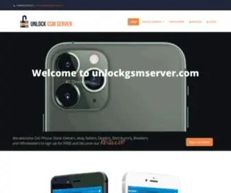 Unlockgsmserver.com(Unlock GSM Server) Screenshot