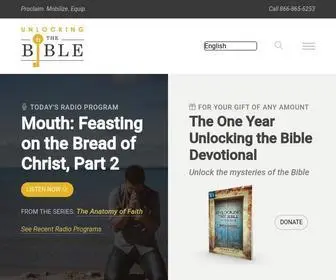 Unlockingthebible.org(Unlocking the Bible) Screenshot