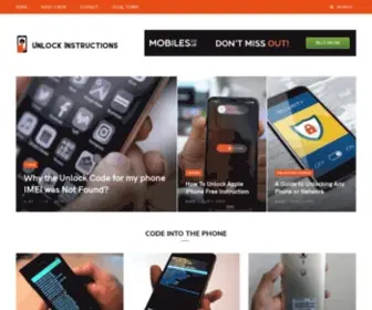 Unlockinstructions.com(Unlock Instructions) Screenshot