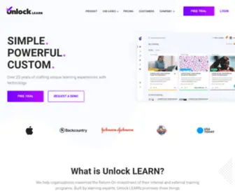 Unlocklearn.com(Simple yet powerful Learning Platform) Screenshot