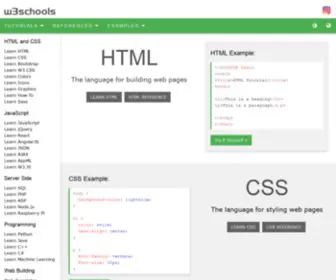 Unlocksite.xyz(W3Schools Online Web Tutorials) Screenshot