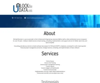 Unlockthedata.com(Michael J) Screenshot