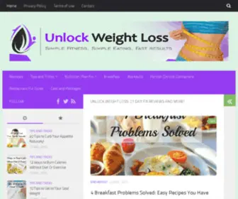 Unlockweightloss.com(21 Day Fix Reviews) Screenshot