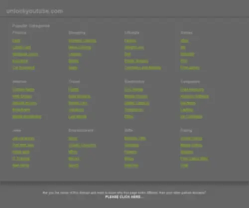 Unlockyoutube.com(Buy a Domain Name) Screenshot