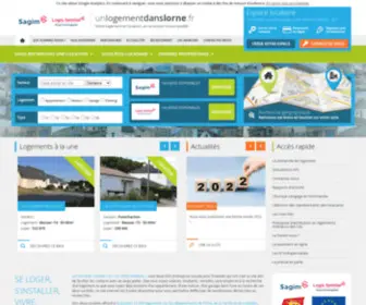 Unlogementdanslorne.fr(Un logement dans l'Orne) Screenshot