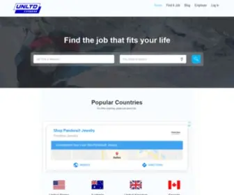 UNLTD.careers(Find A Job anywhere around the world) Screenshot