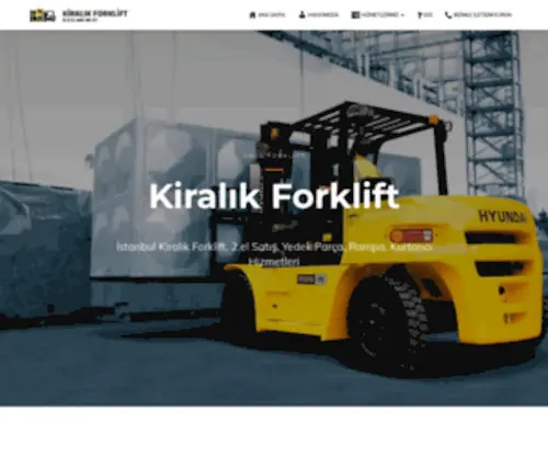 Unluforklift.com(Kiralık Forklift İstanbul) Screenshot