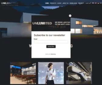 Unlumited.com(Unlumited Lighting Solutions) Screenshot