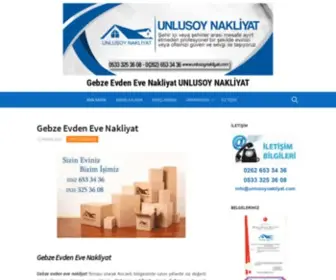 Unlusoynakliyat.com(Gebze şehir içi nakliyat) Screenshot