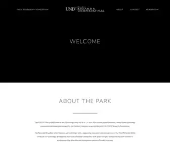 Unlvtechpark.com(UNLV) Screenshot