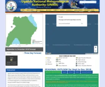 Unma.go.ug(Uganda National Meteorological Authority (UNMA)) Screenshot