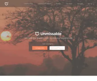 Unmissable.com Screenshot