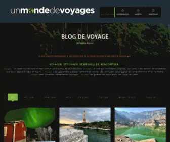 Unmondedevoyages.com(Un monde de voyages) Screenshot