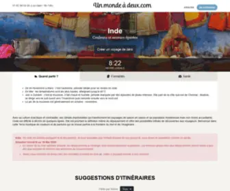 Unmondeinde.com(Voyage Inde) Screenshot