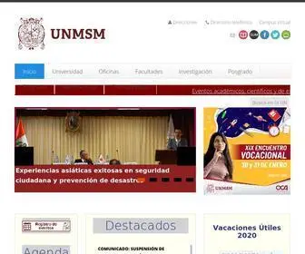 UNMSM.edu.pe(Universidades Perú) Screenshot