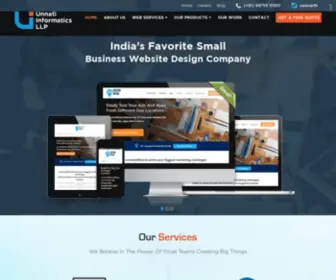 Unnatiinformatics.com(We are the best top digital marketing IT company in Ahmedabad which) Screenshot