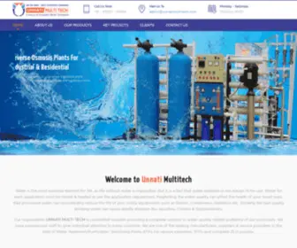 Unnatimultitech.com(Unnati Multitech) Screenshot