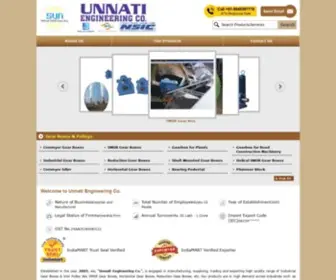 Unnatisungear.com(Unnati Engineering Co) Screenshot