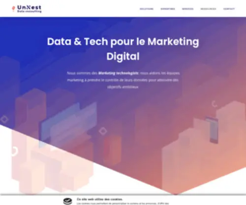 Unnest.co(Data & Tech pour le Marketing Digital) Screenshot