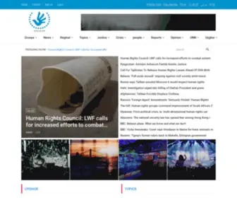 UNN.org(News Platform for Global Human Rights) Screenshot